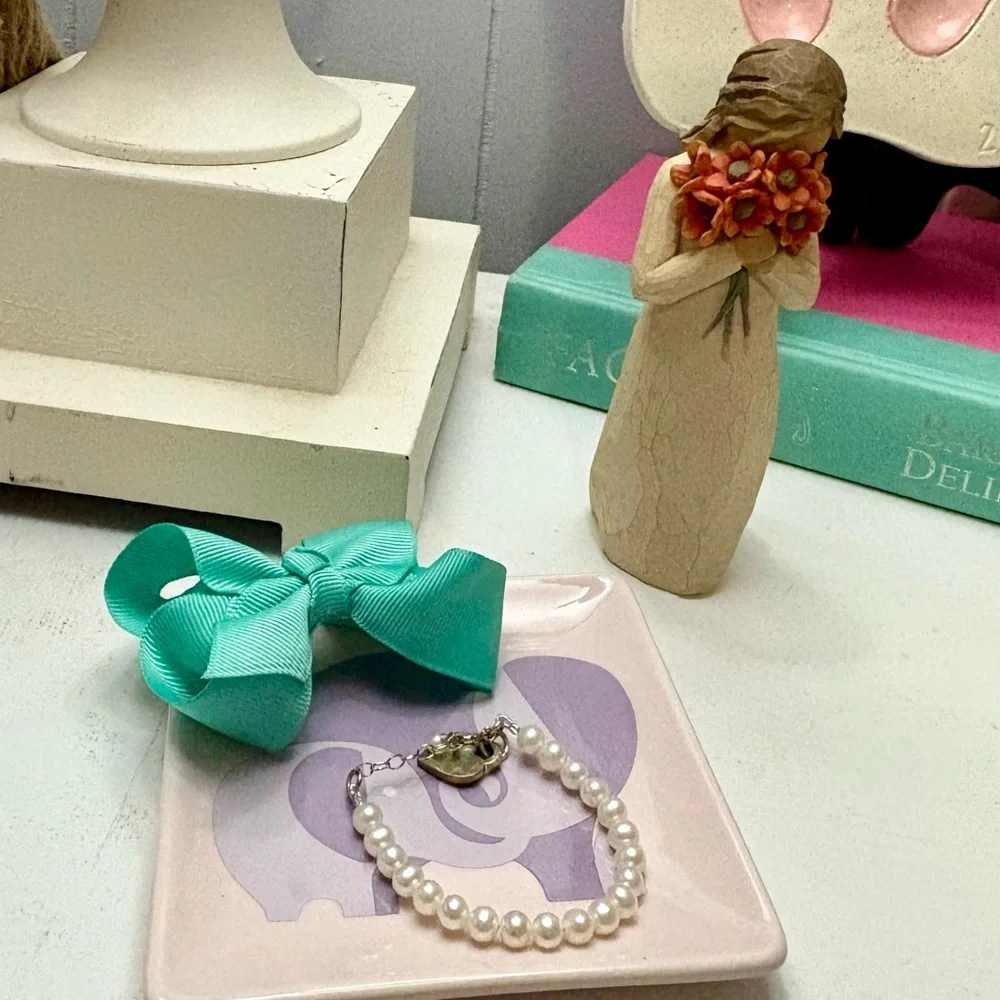 Kate Spade New York x Lenox Sweet Talk “Little One” Porcelain Jewelry Set of 2